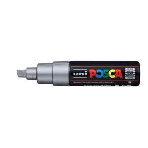 Marker Posca PC-8K, Srebrny